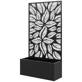 Trellis Garden Bed, Freestanding or Wall Mounted Flower Bed for Climbing Plants, Outside Garden, Inside Balcony