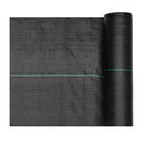 Weed Barrier Fabric Heavy Duty, 1.3x100FT 3.2oz Landscape Fabric, Woven Weed Blocker Fabrics, Garden Fabrics Weeds Barrier, Weeds Control Ground