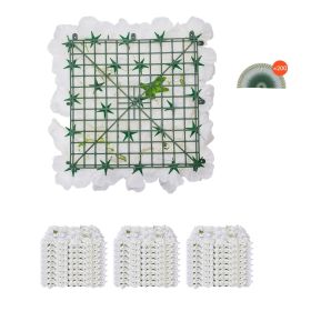 3D Flower Wall Panel, 24 PCS 15 x 15 inch, Artificial Floral Wall Background Mesh Backing Mat