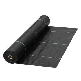Garden Weed Barrier Fabric, 5.8 OZ Heavy Duty Landscape Fabric, 4ft x 100ft Weed Block Control for Garden Ground Cover