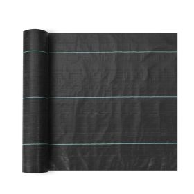 13FTx60FT Premium Heavy Duty Weed Barrier Landscape Fabric, 5OZ Woven Geotextile Fabric Under Gravel, High Permeability for Weed Blocker Weed Mat
