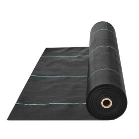 3FTx50FT Premium Heavy Duty Weed Barrier Landscape Fabric, 3.2OZ Woven Geotextile Fabric Under Gravel, High Permeability for Weed Blocker Weed Ma