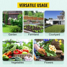 15 x 6.5 x 7 ft Walk-in Tunnel Greenhouse, Portable Plant Hot House with Galvanized Steel Hoops, 1 Top Beam, Diagonal Poles