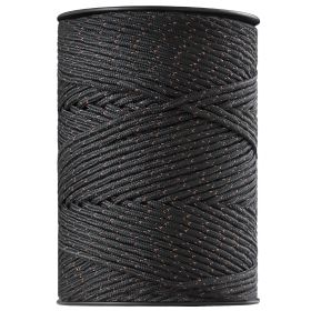 Electric Fence Wire, 1000Ft 305M Portable Polywire, 1/4" Diameter 2 Copper Strands for Reliable Conductivity and Rust Resistance