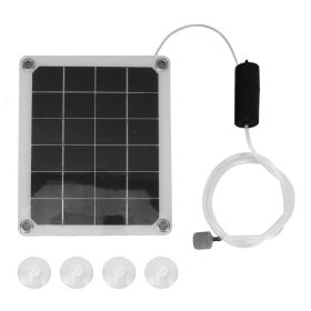 Solar Pond Aerator Waterproof 20W Noiseless Solar Aquarium Air Pump With Air Bubble Stones For Fishpond (Option: default)