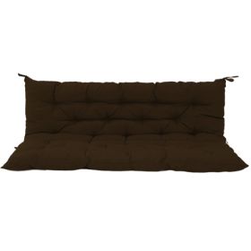 Outdoor Swing Cushions 70 Inch, Waterproof 4in Thick Porch Swing Cushion Replacement With Backrest And Ties, Comfortable 2-3 Seat Pation Swing Pa (Option: default)