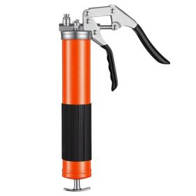 Grease Gun, 8000 PSI, Pistol Grip Grease Gun Kit With 14 Oz Capacity, Includes 18-Inch Flex Hose, Double Handle Grease Coupler, Extension Rigid P (Option: default)