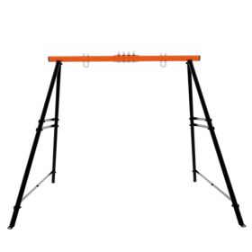 Swing Sets For B Ackyard, Swingset Outdoor For Kids, Toddler Porch Swing, Metal A-Frame Swing Stand For Indoor, A Dult B Ackyard Swing Frame, Eas (Option: default)
