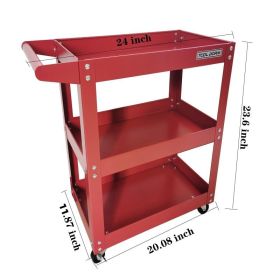 Only For Shipping On Waybill-Three-Tier Handcart  Red  TT103RD (Option: default)