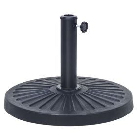 26.5 Lbs Outdoor Patio Market Umbrella Base, Patio Umbrella Stand For Yard Garden Poolside In Black  Shipment From Walmart (Option: default)