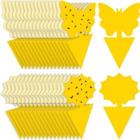 Fruit Fly Traps Fungus Gnat Traps Yellow Sticky Bug Traps 36 Pack No Harm And Odorless For Indoor Outdoor Use Protect The Plant (Option: YELLOW)