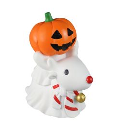 Miniature Pumpkin Ghost Ornament Gothic Style Pumpkin Figurine Table Decor For Party Festival Supplies (Option: default)