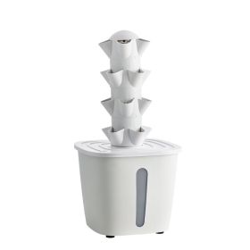 Hydroponic Tower, 20 Pods 4 Tiers Hydroponics Growing System Kit, Vertical Home Hydronic Garden With 20L Water Tank & Pump, Planter Plants Germin (Option: default)